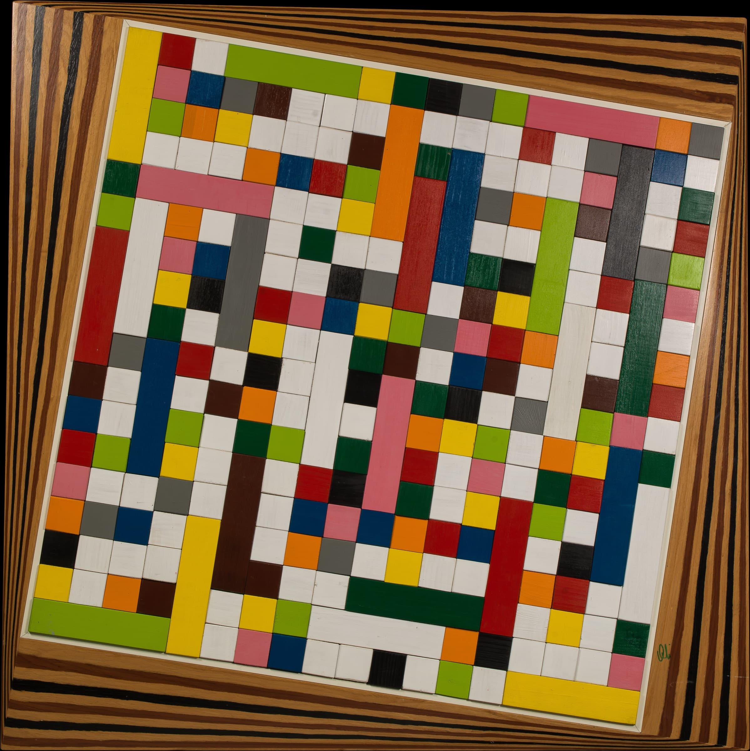 Nebula Interiore — Arte geometrica di Mastro Olivardi, Poltrona Frau