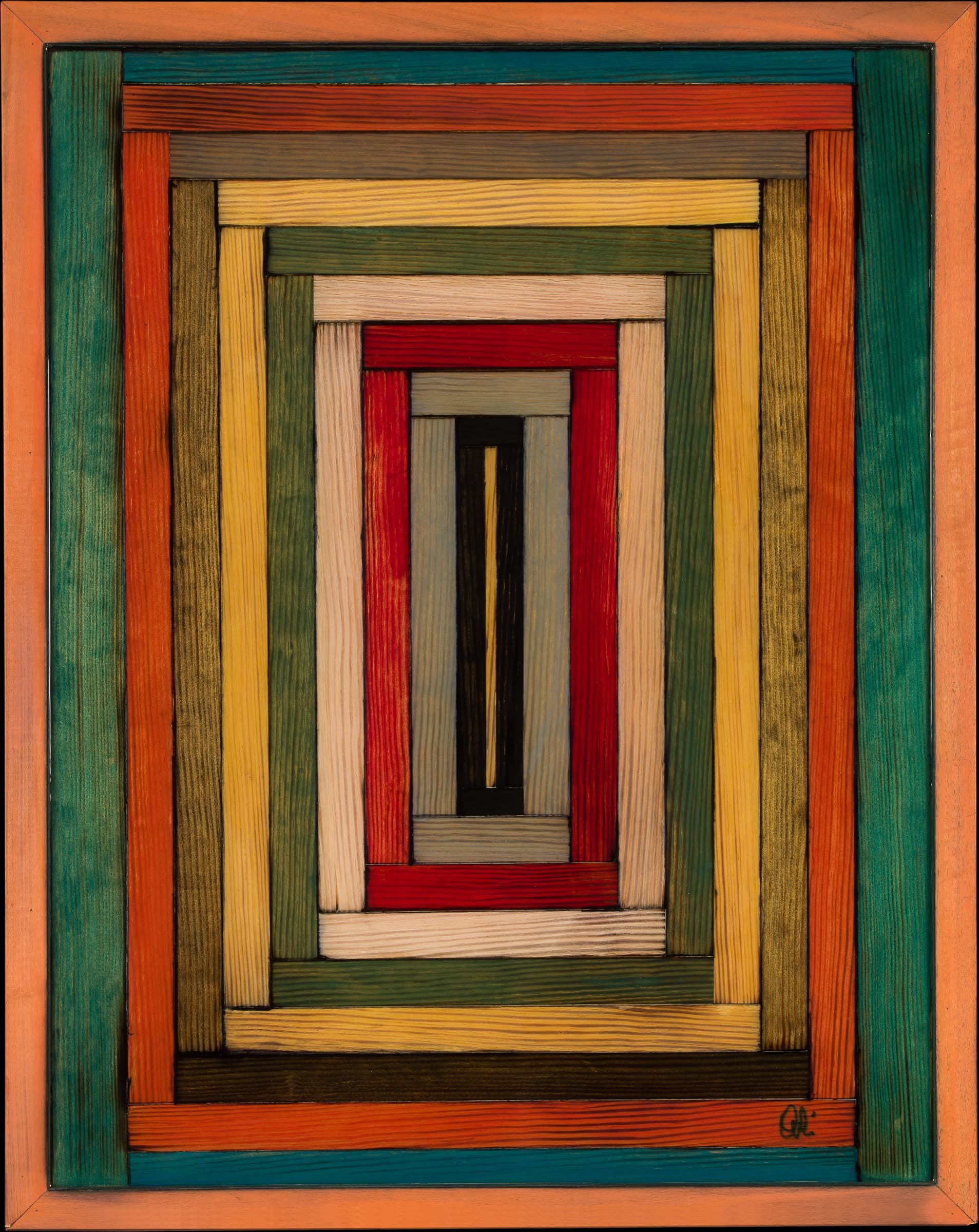 Paura Liquida — Arte geometrica di Mastro Olivardi, Living Divani